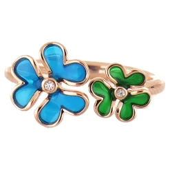 Tsars Collection - Tamara Romantic Garden Ring - Handmade in Swiss - Luxury Exclusive Collection - Avvenice