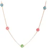 Tsars Collection - Tamara Romantic Garden Necklace 60 cm - Handmade in Swiss - Luxury Exclusive Collection - Avvenice