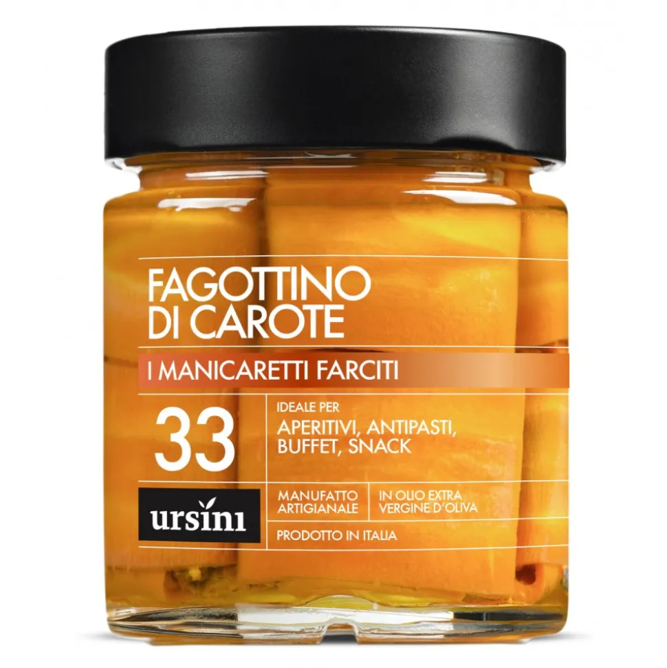 Ursini - Carrots Rolls - 33 - Stuffed - Delicacies - Organic Italian Extra Virgin Olive Oil - Avvenice