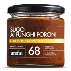 Ursini - Porcini Mushrooms Sauce - 68 - Special Red - Sauces - Organic Italian Extra Virgin Olive Oil - Avvenice