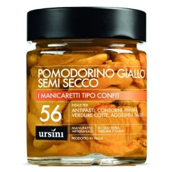Ursini - Semi-Dried Yellow Cherry Tomato - 56 - Confit Type - Delicacies - Organic Italian Extra Virgin Olive Oil - Avvenice