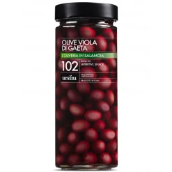 Ursini - Viola di Gaeta Olives - 102 - In Brine - Olives - Italian Olives - Avvenice