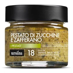 Ursini - Zucchini and Saffron Pestato - 18 - Pestati® - Organic Italian Extra Virgin Olive Oil - Avvenice