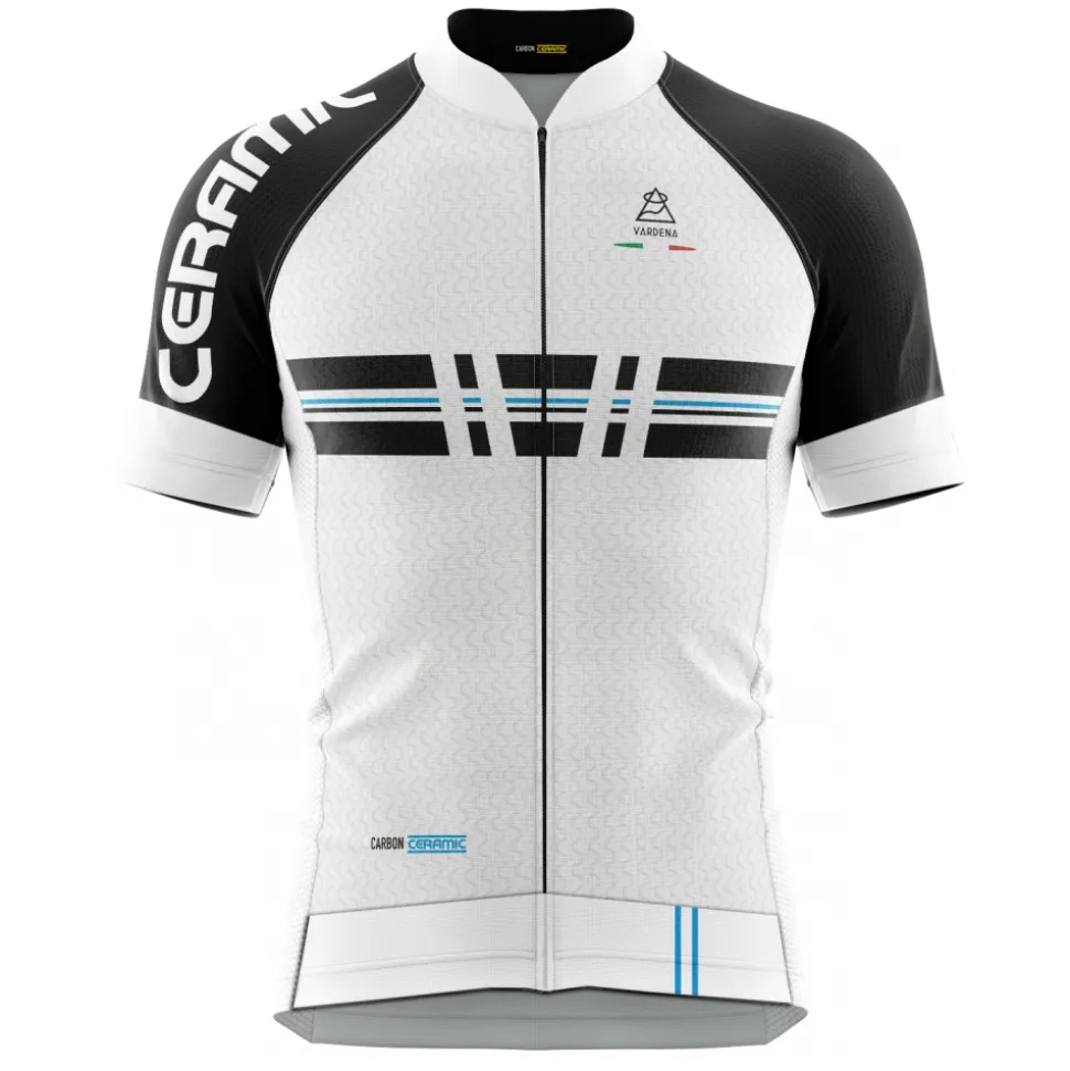 Vardena - Cut Line - White - Carbon Ceramic Jersey - New Collection - Made in Italy - Luxury High Quality - Avvenice