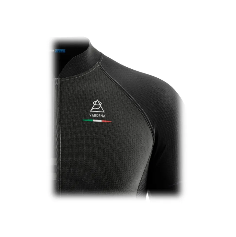 Vardena - Honey Line - Black - Carbon Ceramic Jersey - New Collection - Made in Italy - Luxury High Quality - Avvenice