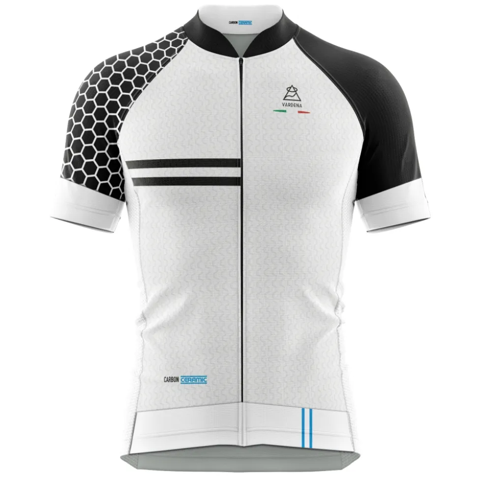 Vardena - Honey Line - White - Carbon Ceramic Jersey - New Collection - Made in Italy - Luxury High Quality - Avvenice
