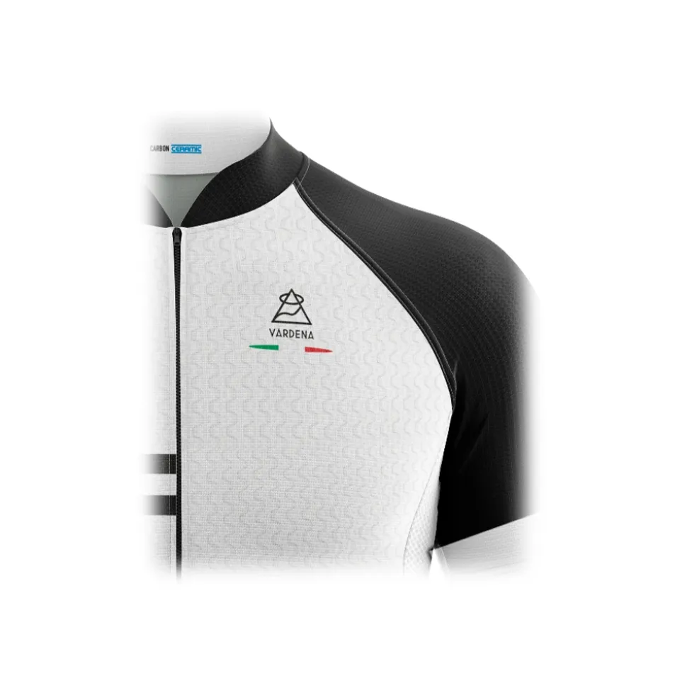 Vardena - Honey Line - White - Carbon Ceramic Jersey - New Collection - Made in Italy - Luxury High Quality - Avvenice