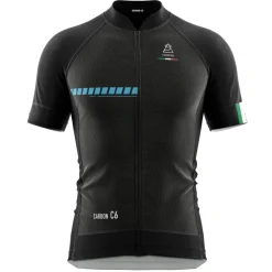 Vardena - Solid Black - Full Carbon Jersey - New Collection - Made in Italy - Luxury High Quality - Avvenice