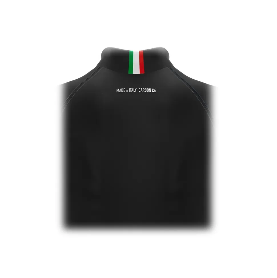 Vardena - Solid Black - Full Carbon Jersey - New Collection - Made in Italy - Luxury High Quality - Avvenice