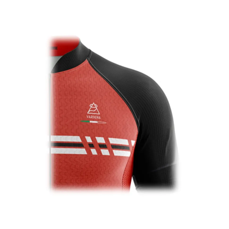 Vardena - Super C Line - Red - Carbon Ceramic Jersey - New Collection - Made in Italy - Luxury High Quality - Avvenice
