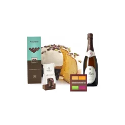 Ventuno - Christmas in the South con Spumante Rosé Brut D’Araprì Wine Food Box - Italian Excellences - Multisensorial Gift Box - Avvenice