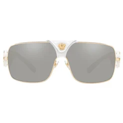 Versace - Baroque Sunglasses - White Onul - Sunglasses - Versace Eyewear - Avvenice