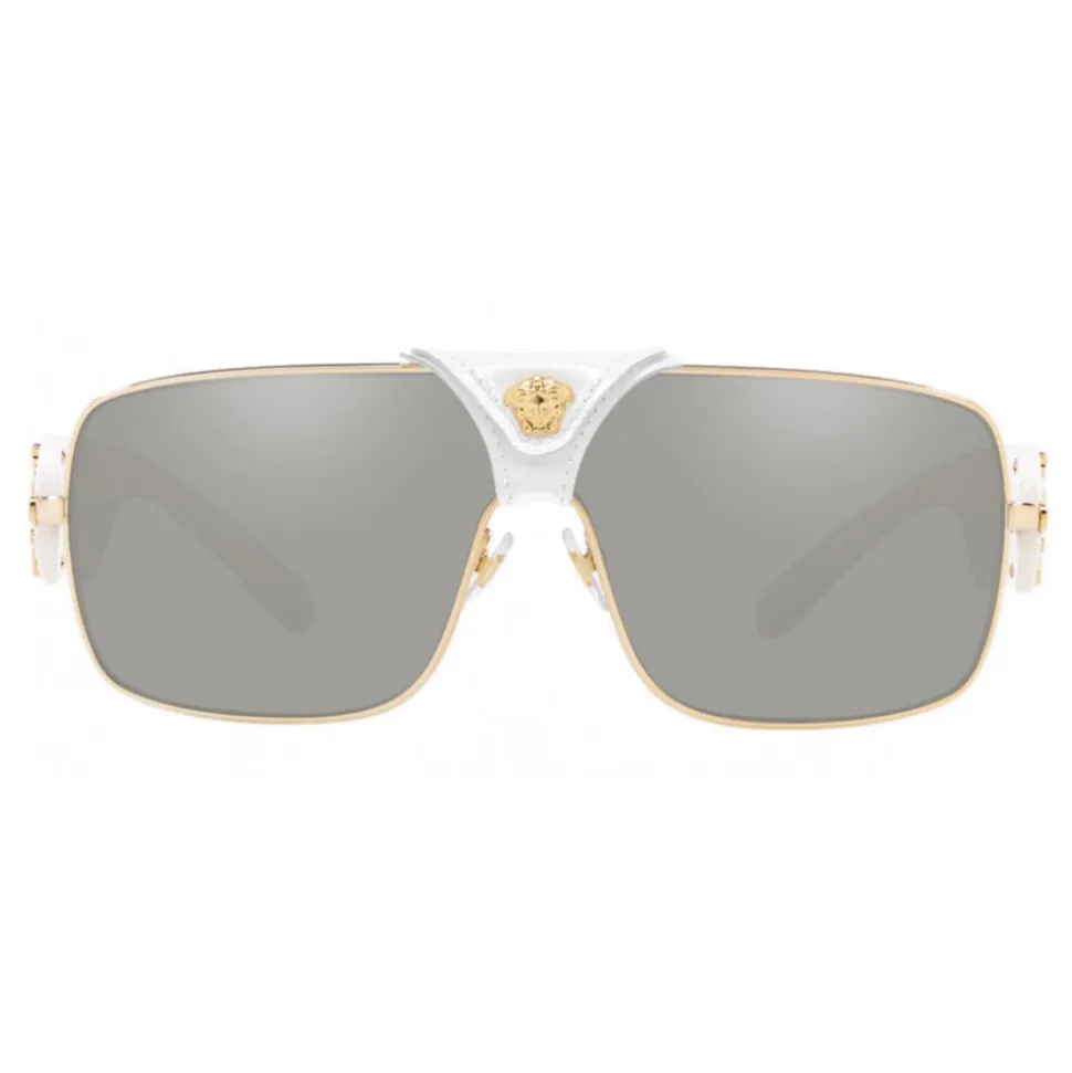Versace - Baroque Sunglasses - White Onul - Sunglasses - Versace Eyewear - Avvenice