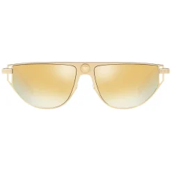 Versace - Grecamania Visor Sunglasses - Gold - Sunglasses - Versace Eyewear - Avvenice