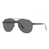 Versace - Logomania Pilot Sunglasses Versace - Black - Sunglasses - Versace Eyewear - Avvenice