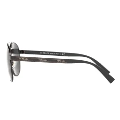 Versace - Logomania Pilot Sunglasses Versace - Black - Sunglasses - Versace Eyewear - Avvenice