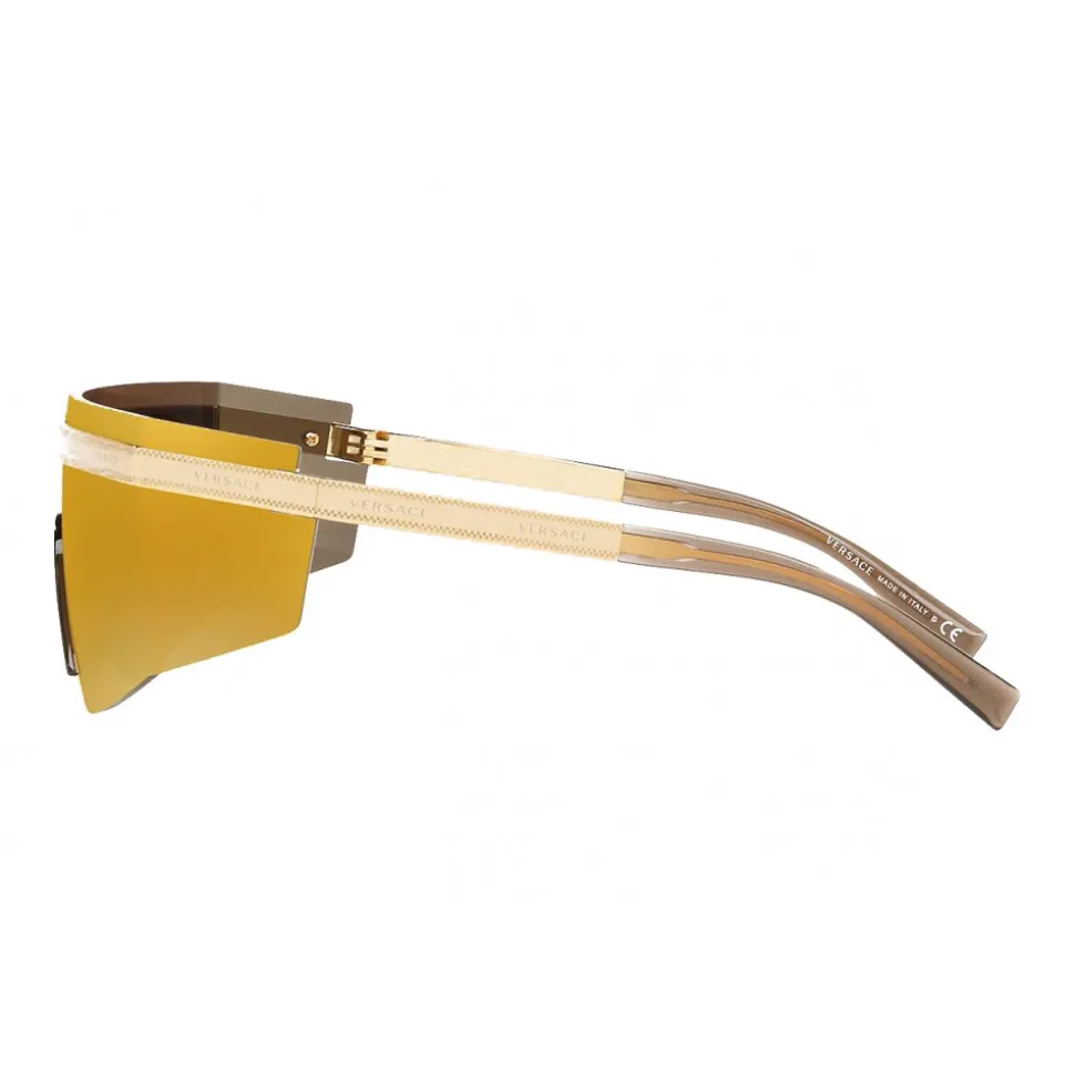 Versace - Logomania Sunglasses Versace - Gold - Sunglasses - Versace Eyewear - Avvenice