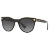 Versace - Medusa Charm Sunglasses - Black - Sunglasses - Versace Eyewear - Avvenice