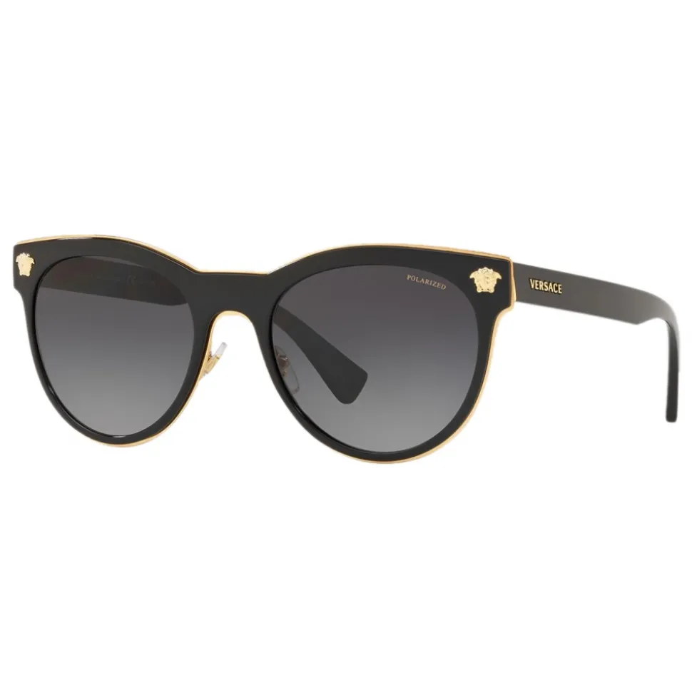 Versace - Medusa Charm Sunglasses - Black - Sunglasses - Versace Eyewear - Avvenice