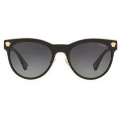Versace - Medusa Charm Sunglasses - Black - Sunglasses - Versace Eyewear - Avvenice