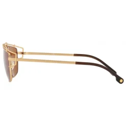 Versace - Medusa Greek Wire Sunglasses - Brown - Sunglasses - Versace Eyewear - Avvenice