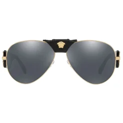 Versace - Sunglasses Baroque Pilot - Black - Sunglasses - Versace Eyewear - Avvenice