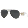Versace - Sunglasses Baroque - White - Sunglasses - Versace Eyewear - Avvenice