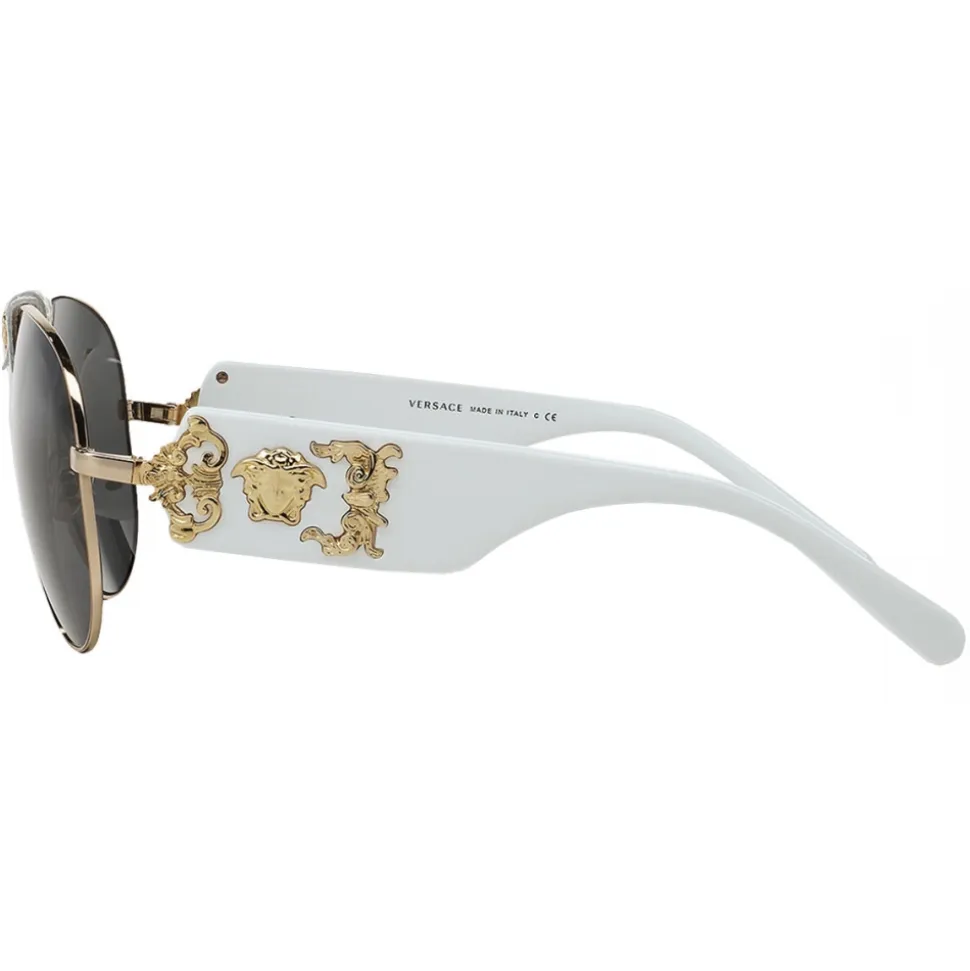 Versace - Sunglasses Baroque - White - Sunglasses - Versace Eyewear - Avvenice