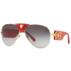 Versace - Sunglasses Baroque Pilot - Red - Sunglasses - Versace Eyewear - Avvenice