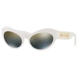 Versace - Sunglasses Cat Eye Medusa Leaves - White Onul - Sunglasses - Versace Eyewear - Avvenice