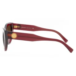Versace - Sunglasses Cat-Eye Medusa Crystal - Burgundy - Sunglasses - Versace Eyewear - Avvenice