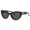 Versace - Sunglasses Cat-Eye Medusa Crystal - Black - Sunglasses - Versace Eyewear - Avvenice