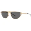 Versace - Sunglasses Cut-Grecamania Visor - Gold Grey - Sunglasses - Versace Eyewear - Avvenice