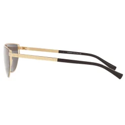 Versace - Sunglasses Cut-Grecamania Visor - Gold Grey - Sunglasses - Versace Eyewear - Avvenice
