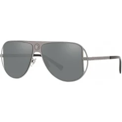Versace - Sunglasses Grecamania Pilot - Grey - Sunglasses - Versace Eyewear - Avvenice
