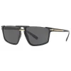 Versace - Sunglasses Greca Aegis - Black - Sunglasses - Versace Eyewear - Avvenice