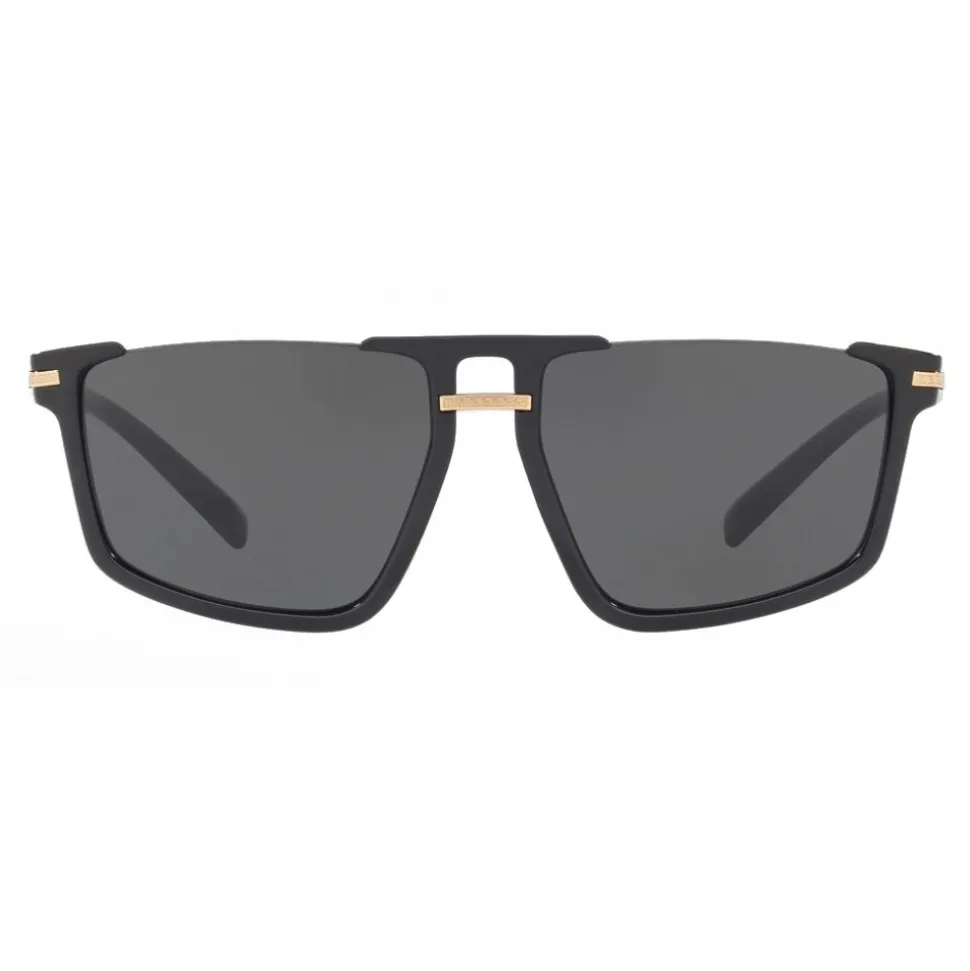 Versace - Sunglasses Greca Aegis - Black - Sunglasses - Versace Eyewear - Avvenice