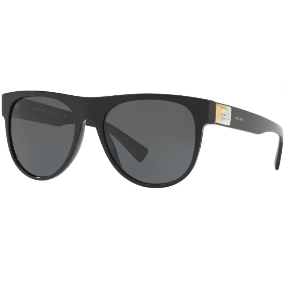 Versace - Sunglasses Greca Tetris - Black - Sunglasses - Versace Eyewear - Avvenice
