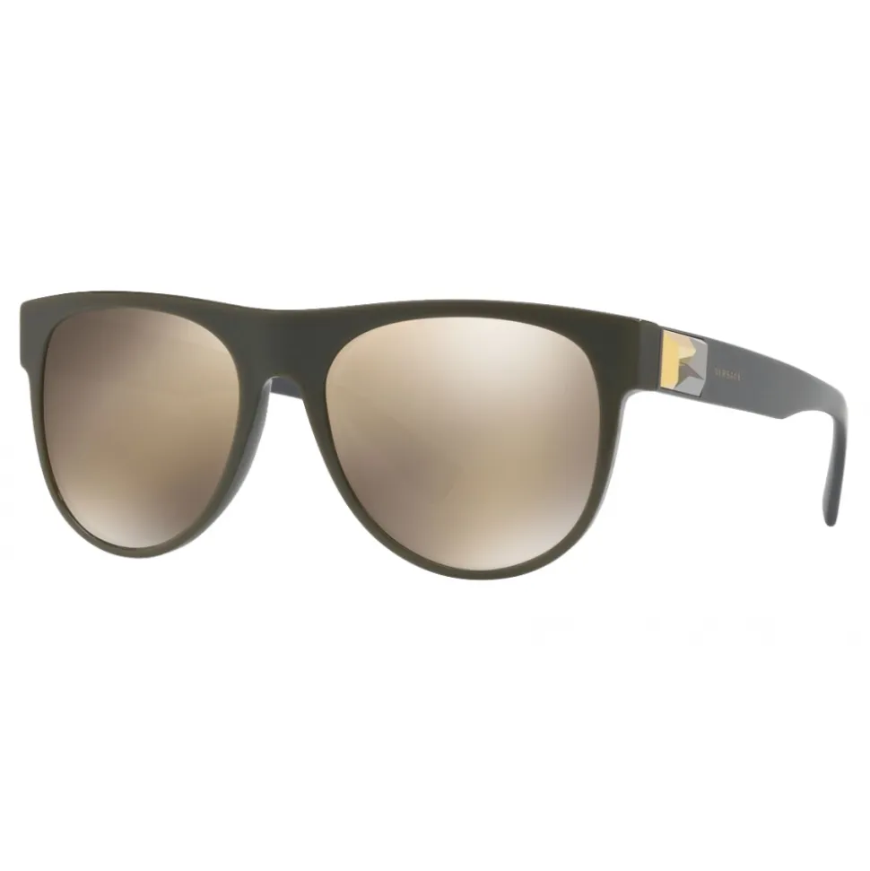 Versace - Sunglasses Greca Tetris - Mirror Gold - Sunglasses - Versace Eyewear - Avvenice