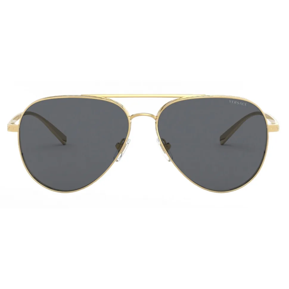 Versace - Sunglasses Greca Pilot - Gold - Sunglasses - Versace Eyewear - Avvenice