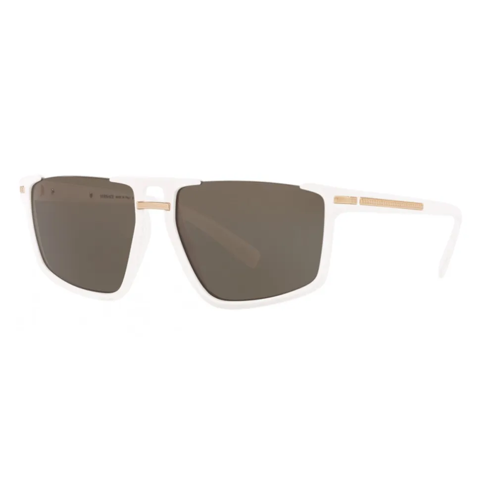Versace - Sunglasses Greca Aegis - White - Sunglasses - Versace Eyewear - Avvenice