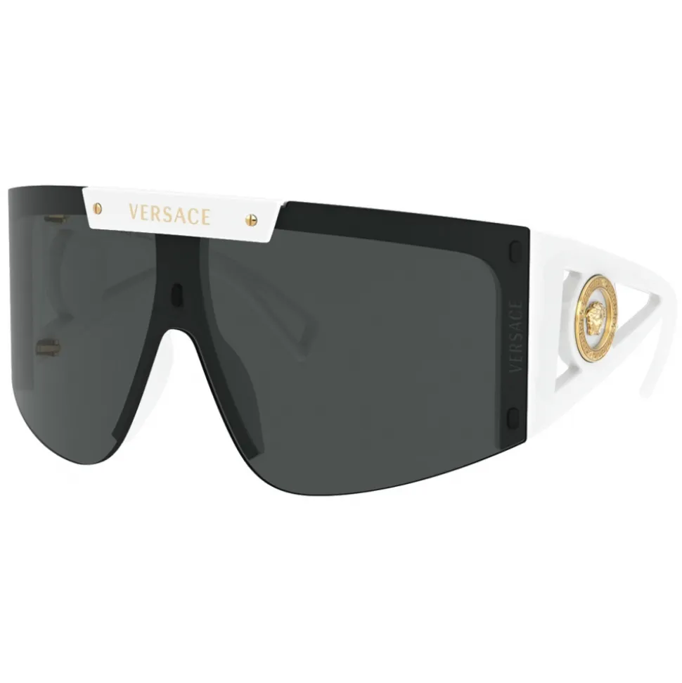 Versace - Sunglasses Medusa Icon Shield - White - Sunglasses - Versace Eyewear - Avvenice