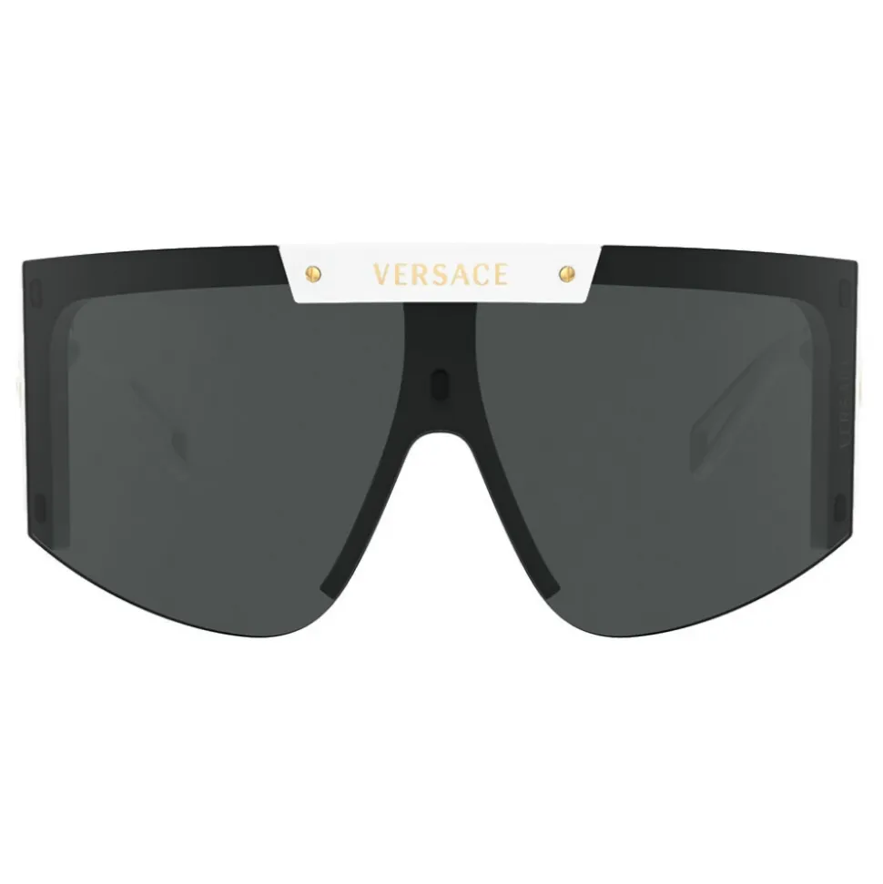 Versace - Sunglasses Medusa Icon Shield - White - Sunglasses - Versace Eyewear - Avvenice