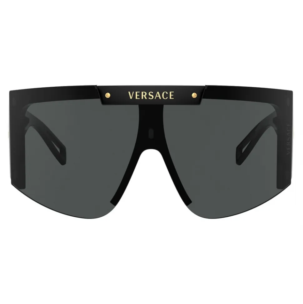 Versace - Sunglasses Medusa Icon Shield - Black - Sunglasses - Versace Eyewear - Avvenice