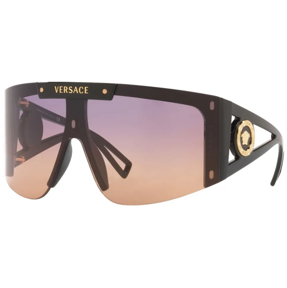 Versace - Sunglasses Medusa Icon Shield - Black - Sunglasses - Versace Eyewear - Avvenice