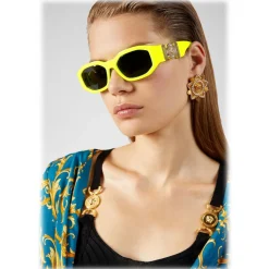 Versace - Sunglasses Medusa "Biggie" - Yellow Fluo - Sunglasses - Versace Eyewear - Avvenice