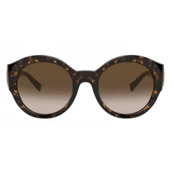 Versace - Sunglasses Round Medusa Crystal - Brown - Sunglasses - Versace Eyewear - Avvenice