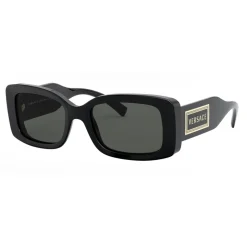 Versace - Sunglasses 90s Vintage Logo - Black - Sunglasses - Versace Eyewear - Avvenice