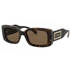 Versace - Sunglasses 90s Vintage Logo - Havana - Sunglasses - Versace Eyewear - Avvenice