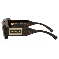 Versace - Sunglasses 90s Vintage Logo - Havana - Sunglasses - Versace Eyewear - Avvenice
